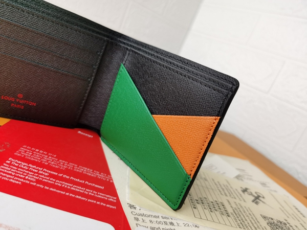 LVコピーウォレット素材ディテール